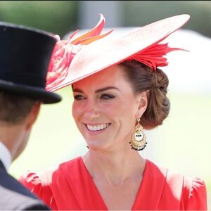 Sezane Esmee filigree drop earrings, navy